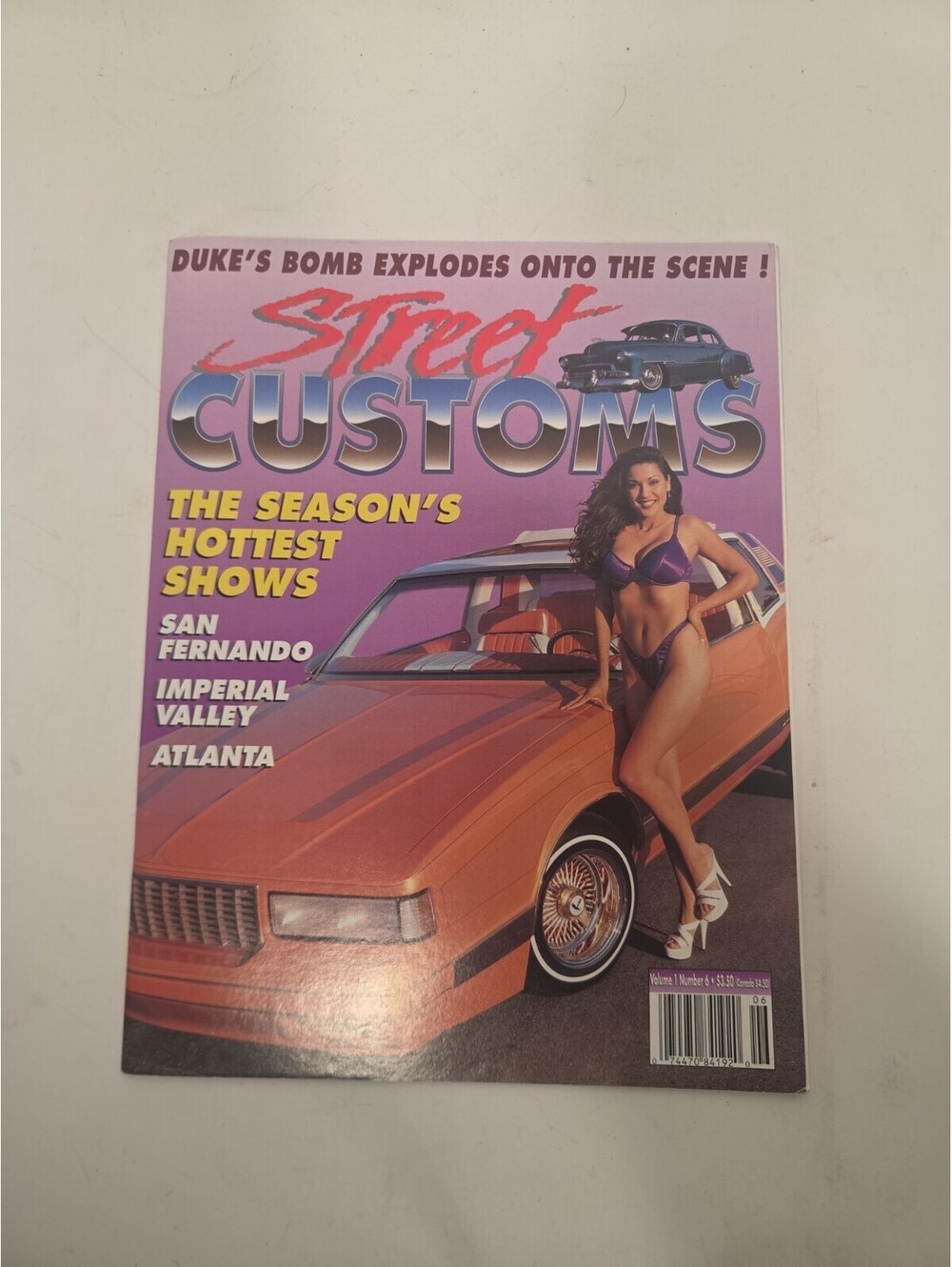 Street Customs Magazine Vol 1 #6 1995 "Hottest Shows" Issue Lowriders and Euros